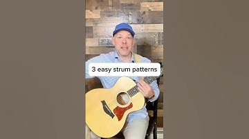The 3 EASIEST strum patterns for beginners