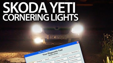 Skoda Yeti cornering lights activation (VCDS feature coding)