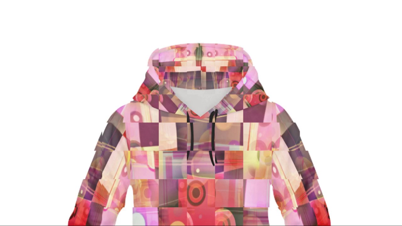 Pink Dreams Of Plaid Womens Hoodie