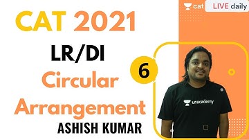 CAT 2021 | LRDI | Circular Arrangement-6 l CAT 2021 | Ashish Kumar