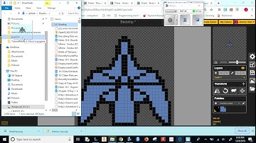 pygame video 19 Finishing with Piskel
