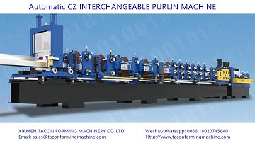 Automatic C80-300/Z120-300  Purlin Machine