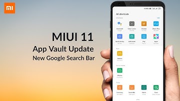 MIUI 11 App Vault Update