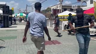 Trinidad 🇹🇹 Stick Fight  exhibition Point Fortin borough day 2024