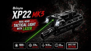Brinyte XP22 MK3 duel head WML with laser