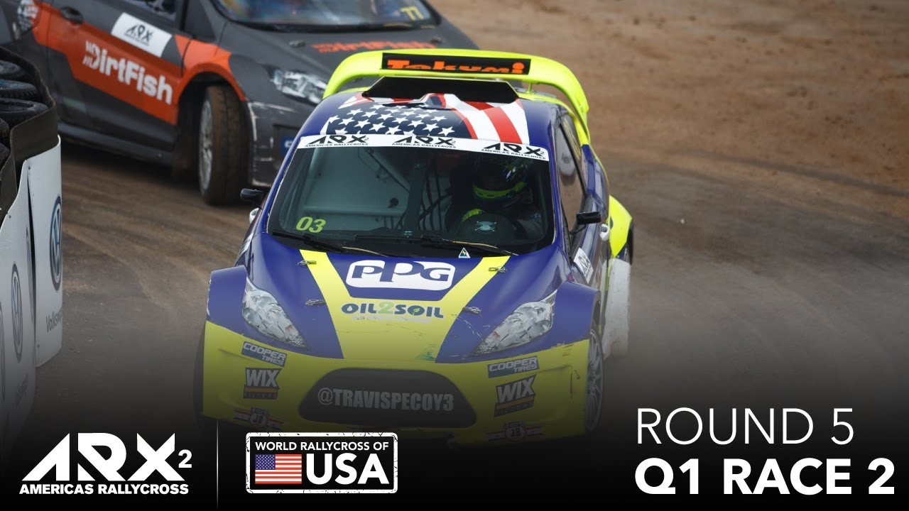 Round 5 / ARX2 World RX USA: Q1 Race 2 - YouTube