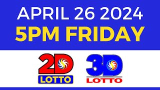 5pm Lotto Result Today April 26 2024 [Complete Details]