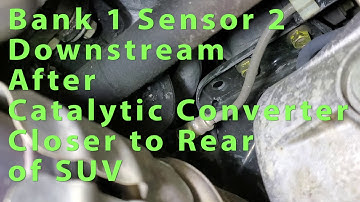 2001, 2002, 2003, 2004, 2005 & 2006 Acura MDX 3.5L V6 - Bank 1 Sensor 2 O2 Sensor Location - 1st Gen