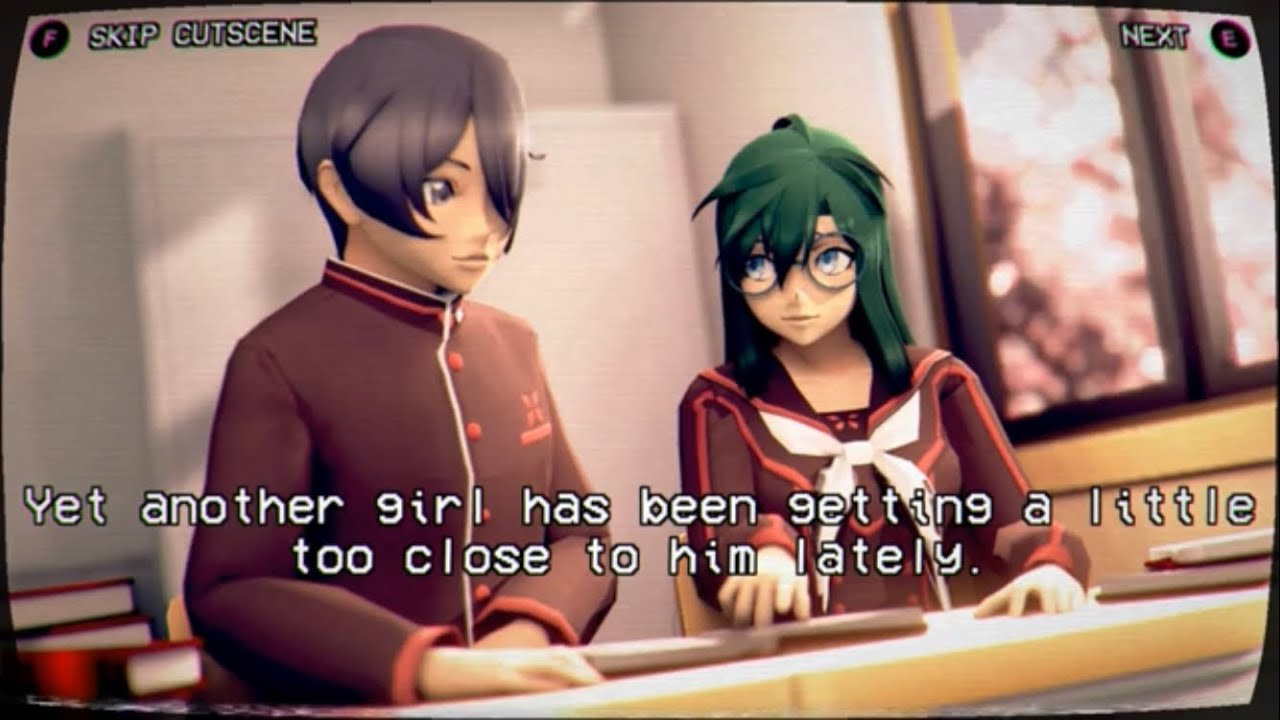 Yandere Simulator Demo 1980s Mode The Third Rival Introduction Cutscene ...