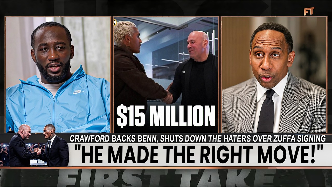 Терренс Кроуфорд обрушился с критикой на оппонентов и поддержал Конора Бенна после его недавнего ...