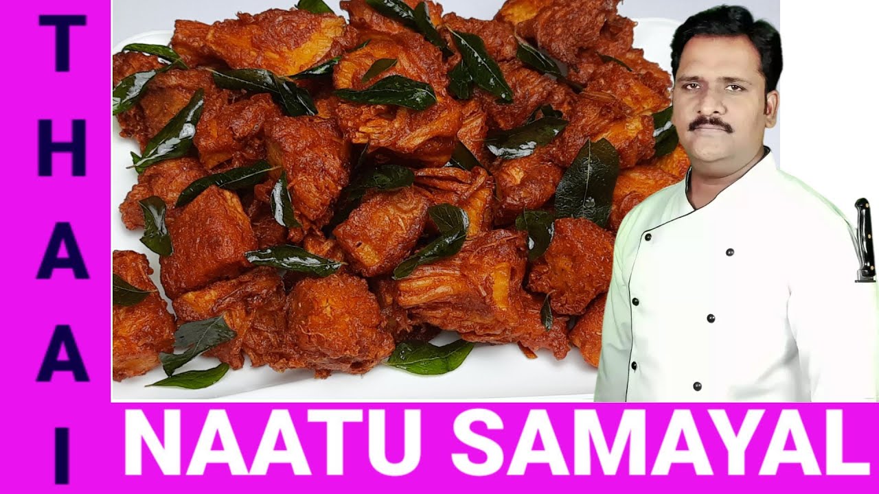 Raw Jackfruit 65 | பலாக்காய் 65 | Recipe in Tamil | How To Make Raw JackFruit 65 | TNS#40