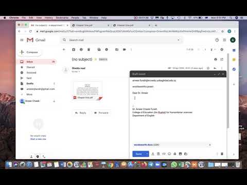 Como anexar um documento a um e-mail