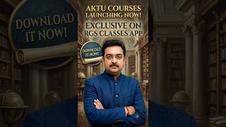How to Study for #AKTU  #BTech #NewSyllabus2026 #Mathematics #AI #MachineLearning#RGSClasses