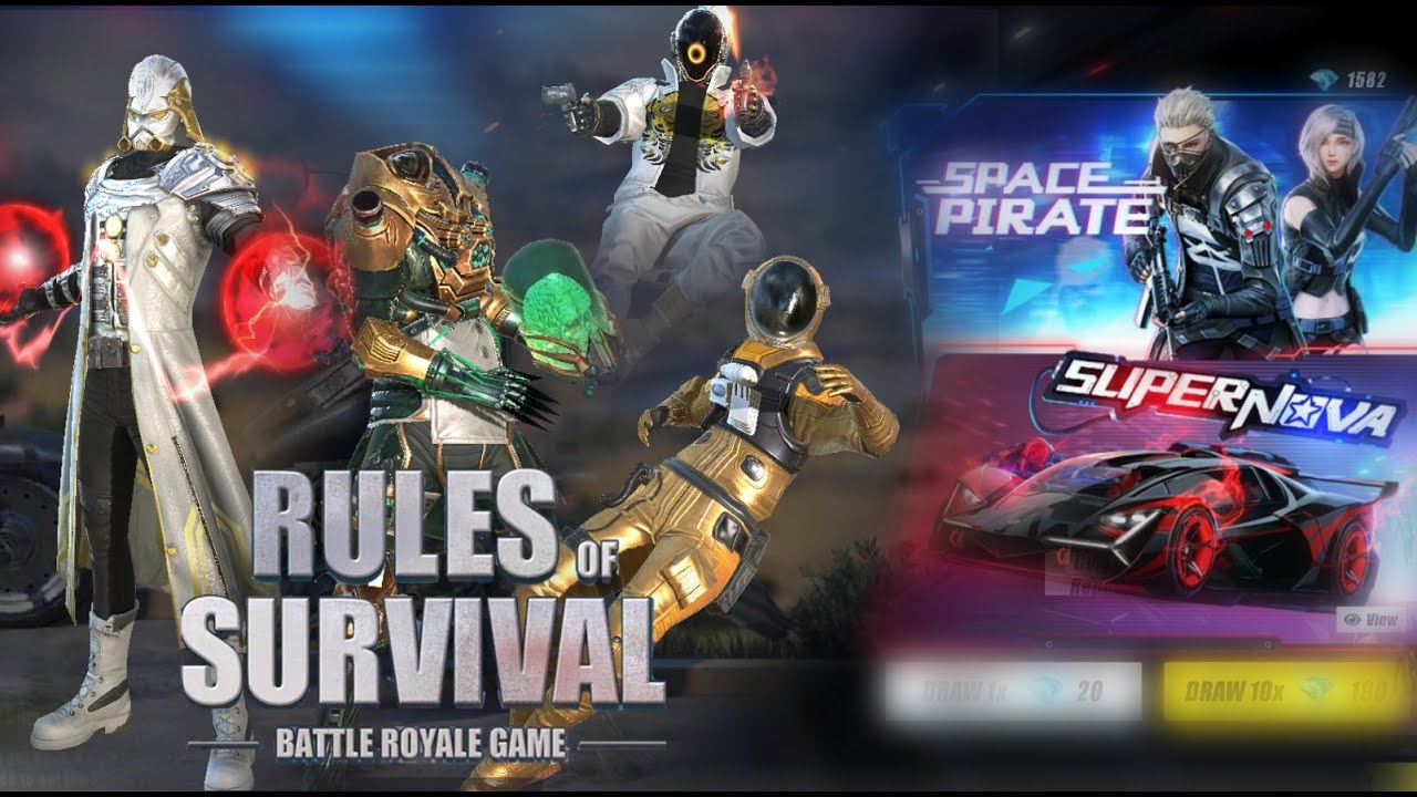 3 Legendary Pulls from Supreme Supply + Skin Emotes are in the Game - Rules of Survival Update