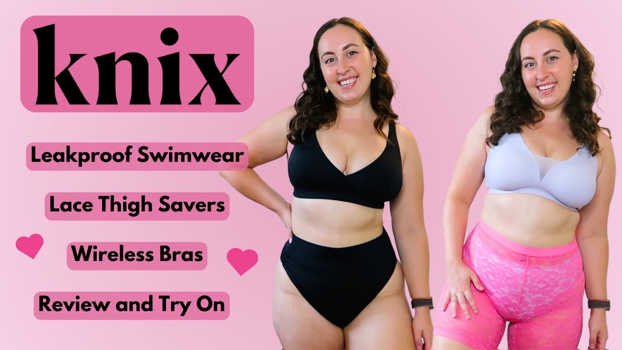 Huge Knix First Impressions Haul  Leakproof Swimwear, Lace Thigh