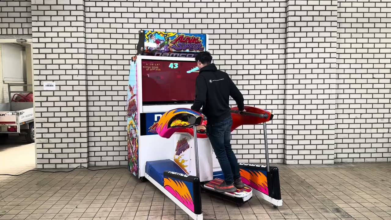 Alpine Surfer DX Arcade Game, Namco (1997) - YouTube