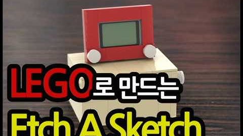 LEGO version Etch A Sketch