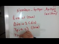 Learn Greek Lesson 11: The Numbers In Greek