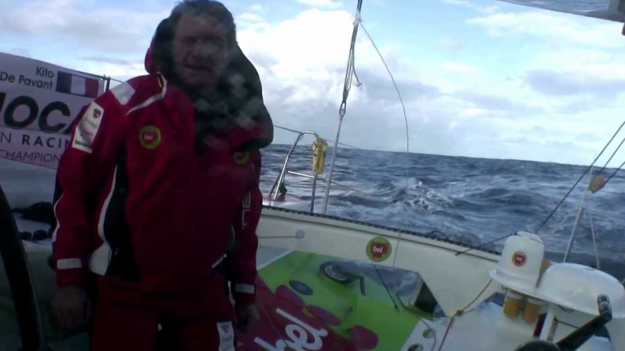 Vendee Globe. Group Bel, Kito de Pavant.. On-Board Day 1. (French)