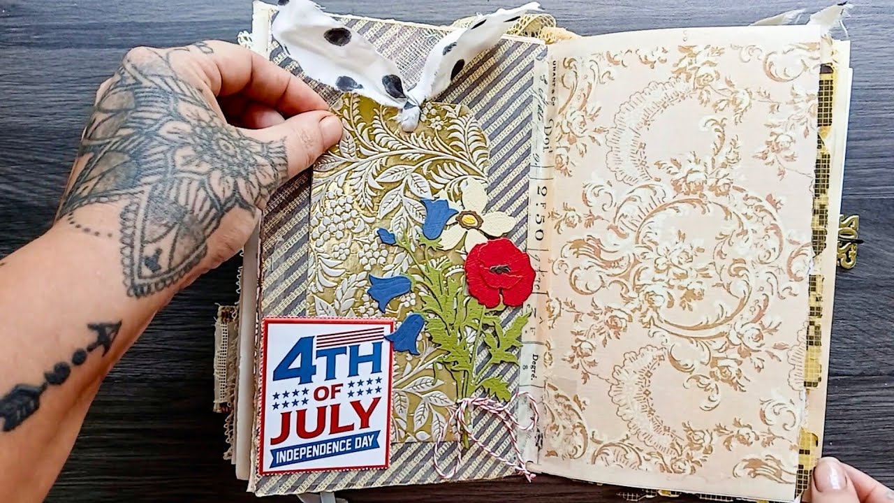 Junk Journal With Me | Ep 64 | Journaling Process - YouTube