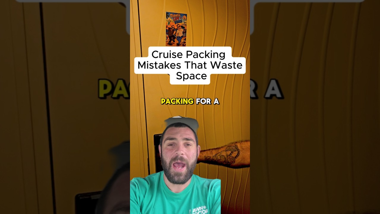 Cruise packing mistakes that waste space!