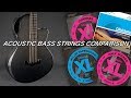 Acoustic bass  strings comparison emerald guitars