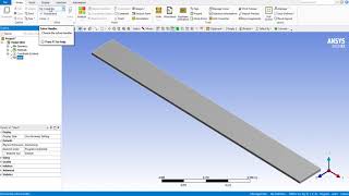 Analysis of cantilever beam Part 1 - Design and meshing