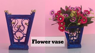 Easy Paper Flower Vase | How to Make A Flower Vase At Home | Simple Paper Craft