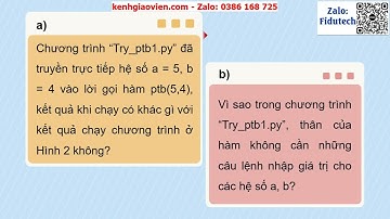 Giáo án powerpoint chủ đề F - bài 10: Chương trình con và các...| GA điện tử Tin học 10 cánh diều