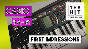 Best piano for a beginner?  Casio SA-81 - First impressions video