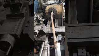 00146 warped steering bar lathe #weld #machining #machining #thread #mechanical
