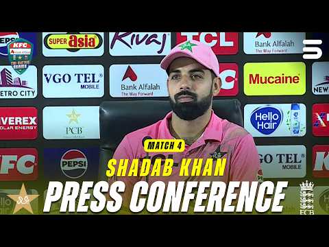 Shadab Khan Press Conference | Pakistan vs England | Match 4 | Pakistan ODI Tri-Series 2026 | M9S1T
