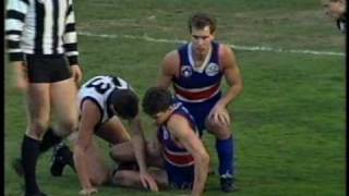 1990 Collingwood Vs Footscray MCG