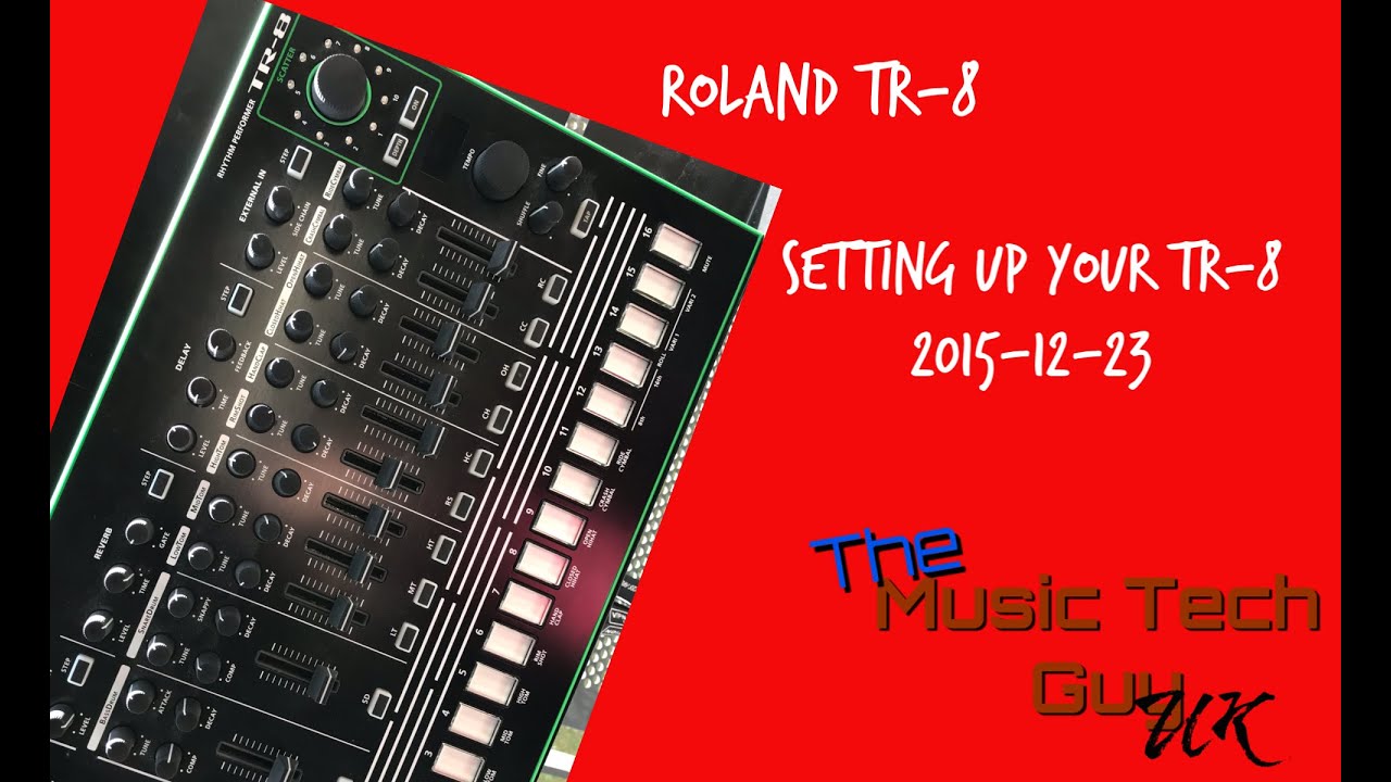 How to set up your Roland TR-8 - YouTube