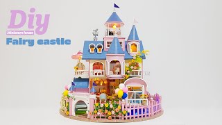 DIY Miniature Dollhouse KitㅣFairy castleㅣ페어리캐슬ㅣ미니어처하우스ㅣ박소소(