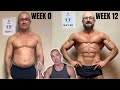 How much fat lost in 12 weeks  calories day 1 vs day 90