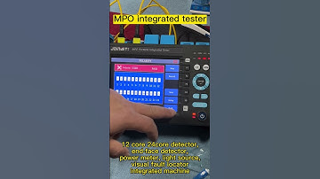 MPO integrated tester
