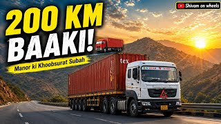Manor se Mumbai ki subah aur Aravali ka nazaara! 🚛 200 KM ka safar abhi baki hai | Shivam on wheels