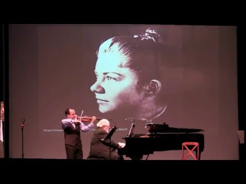 Amy Beach "Berceuse" Leonid Sushansky violin Frank Conlon piano