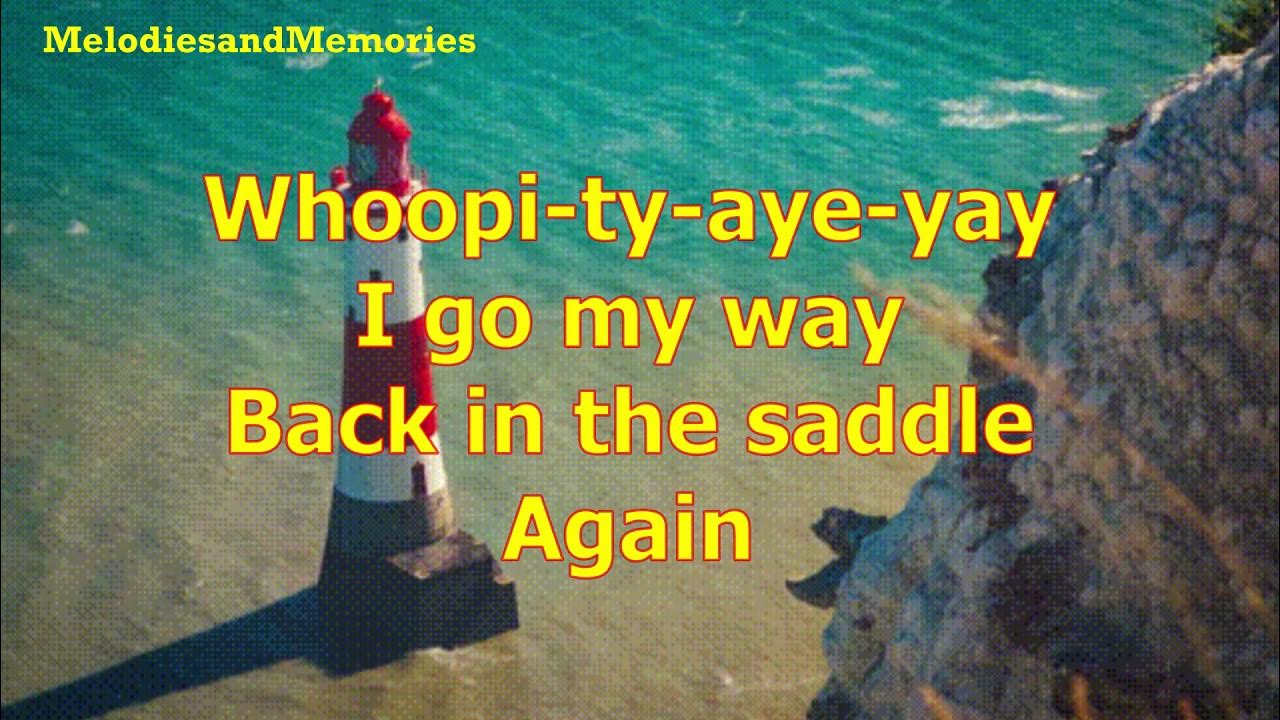 Back In The Saddle Again by Gene Autry - 1939 (with lyrics) Back In The Saddle Again by Gene Autry - 1939 (with lyrics)
