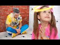 Eva and Friends play the Secret Room Challenges and Overcome Their Fears - Compilation video