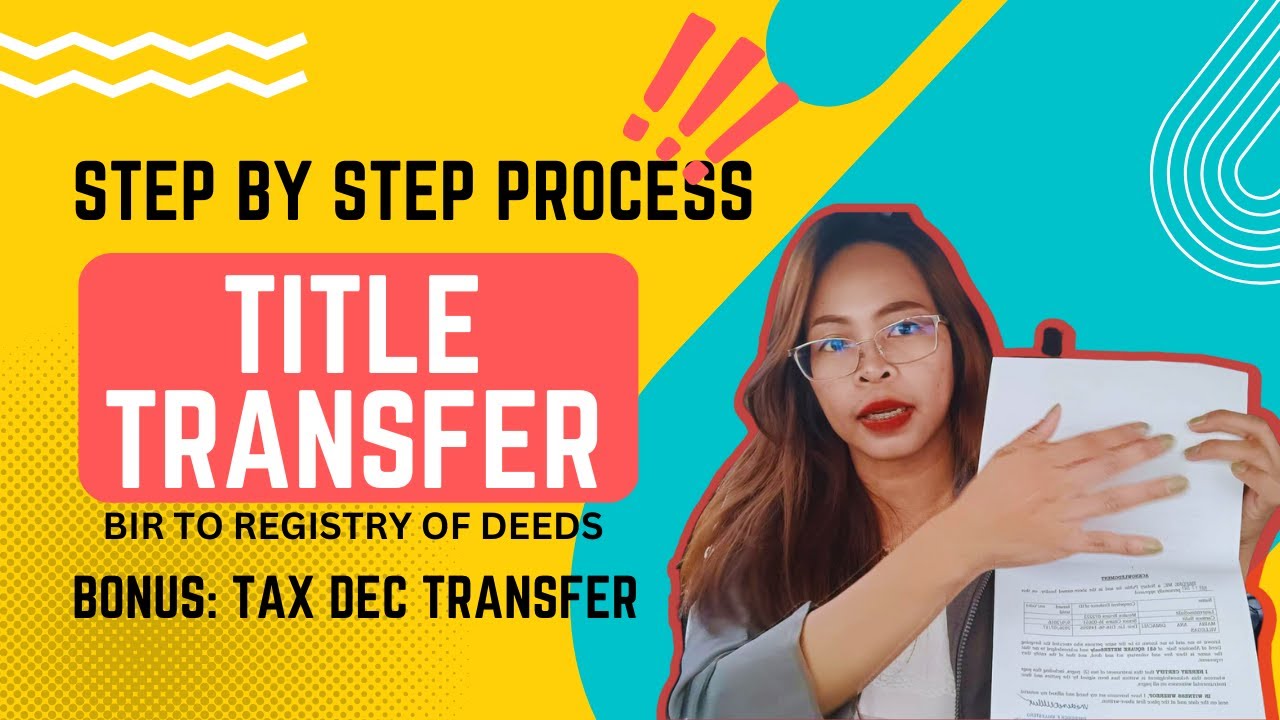 Title Transfer Step by step process | BIR RD | Real Estate - YouTube