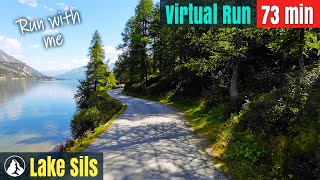 The Most Beautiful Lake!  Switzerland Wonderland | Virtual Run #102