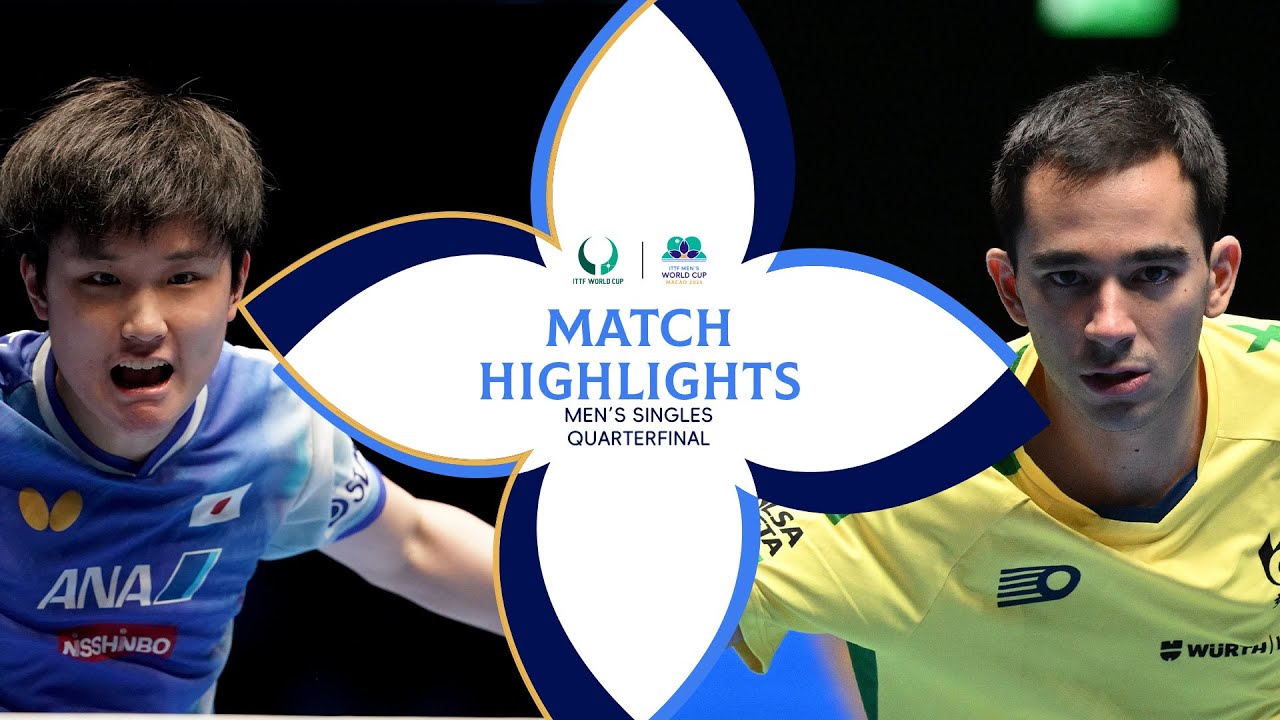 Tomokazu Harimoto vs Hugo Calderano | Match Highlights | #ITTFWORLDCUP 2025