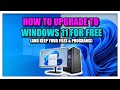 How to upgrade to windows 11 for free and keep files  programs