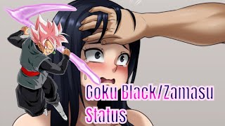 Goku Black/Zamasu Status interrupt Sadako