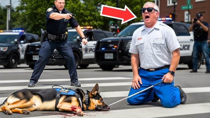 Police Tased Blind Vet and His K9 in Public—7 Minutes Later, Military  Convoy Sealed the Street