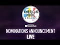 2018 American Music Awards Live Nominations Announcement!