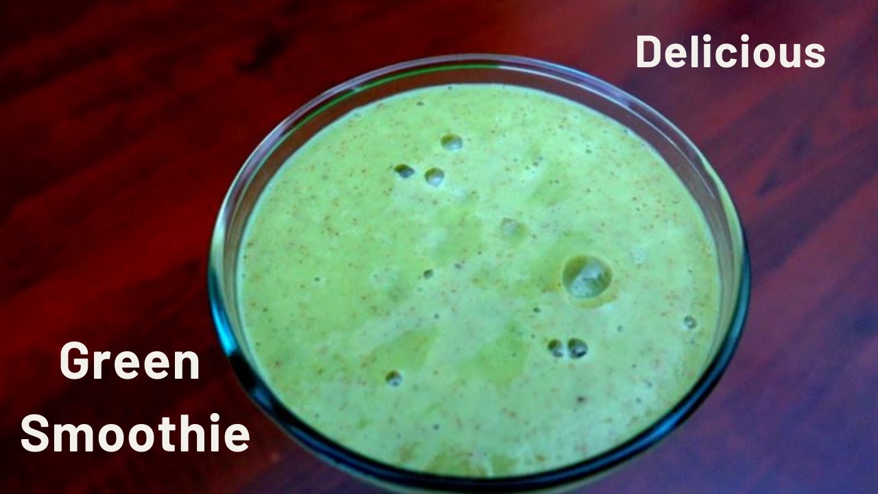 Green Smoothie Immunity Booster Glowing Skin Smoothie YouTube