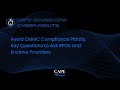 Avoid CMMC Compliance Pitfalls: Key Questions to Ask RPOs and Enclave Providers